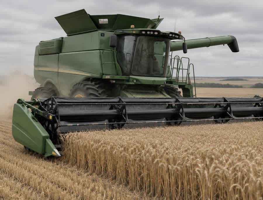 Harvest agriculture equipment financed by One Stop Leasing
