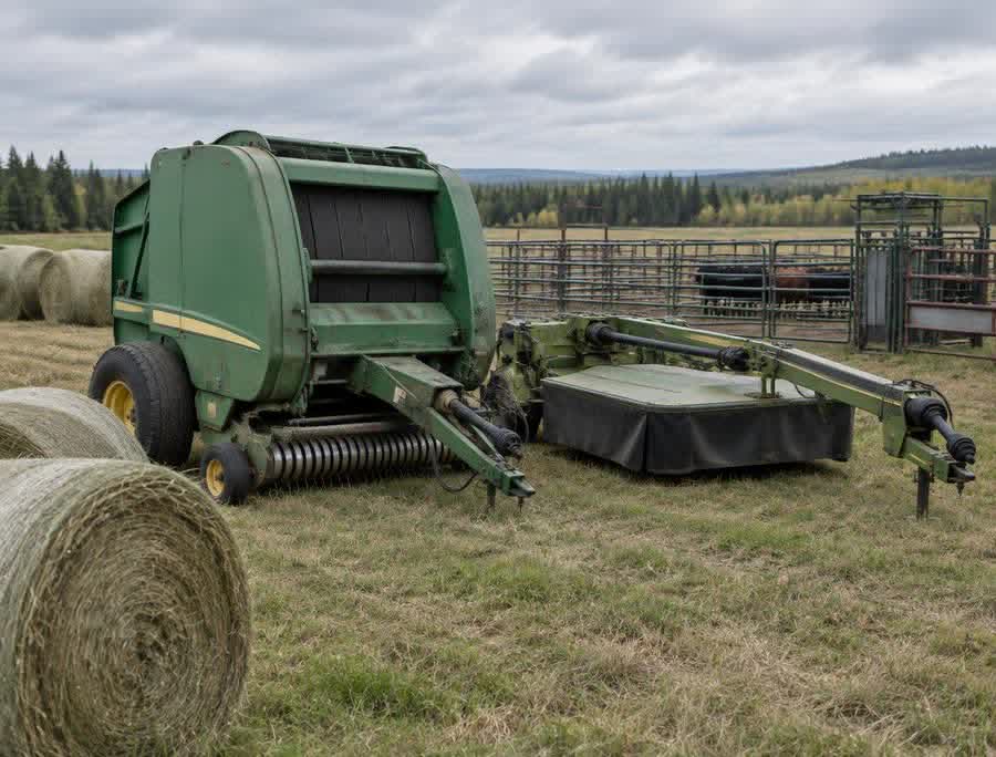 Haying and livestock agriculture equipment financed by One Stop Leasing