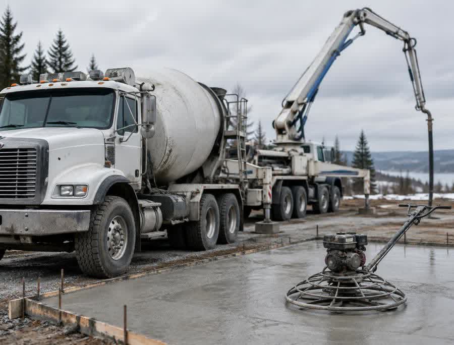Concrete construction equipment financed by One Stop Leasing