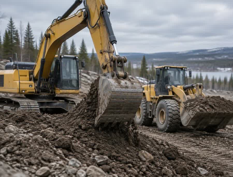 Earthmoving construction equipment financed by One Stop Leasing