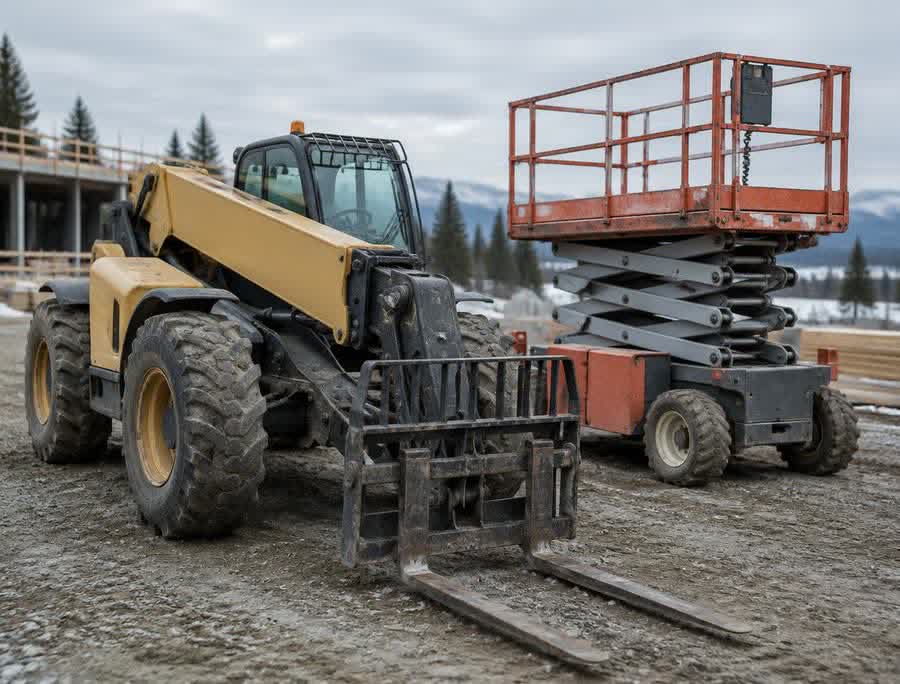 Lifting and access construction equipment financed by One Stop Leasing