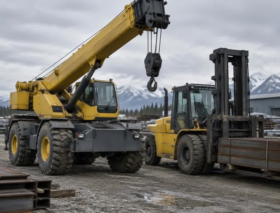 Lifting and material handling heavy equipment equipment financed by One Stop Leasing